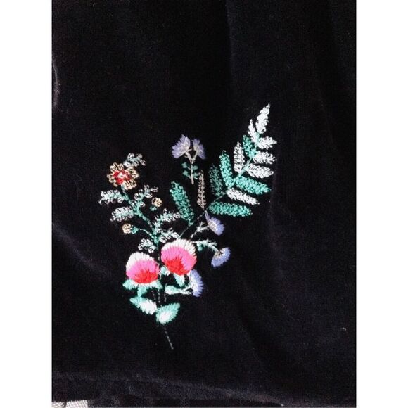 Carter's Baby Girls 12-18 Mos Embroidered Velour Dress BUY 2 GET 1 FREE - Picture 6 of 6